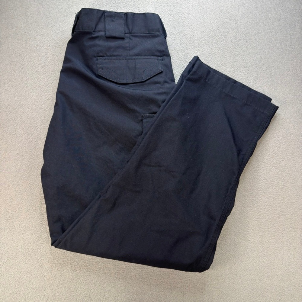 Tact Squad T7512 Tactical Cargo Pants Straight Fit 42 Navy Blue Ripstop Uniform